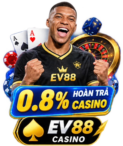 EV88 hoàn trả Casino 0.8%